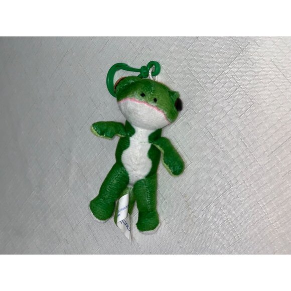 GEICO Gecko Promotional Plush Frog Keychain Clip-On Collectible Insurance Auto - Picture 1 of 9